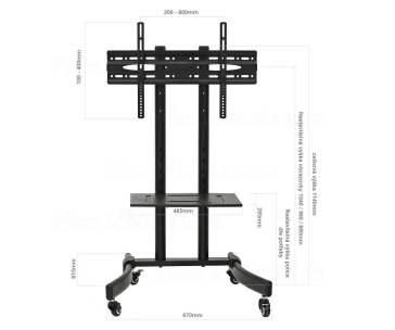 Tv stojan Fiber Mounts M7C39