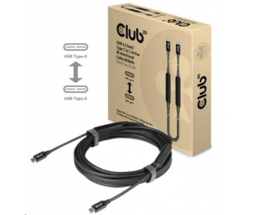 Club3D Kabel USB 3.2 Gen2 Type-C to C Active Bi-directional (M/M) 8K60Hz, 5m