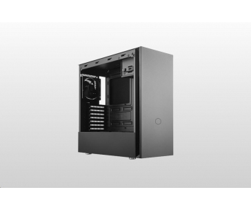 Cooler Master case Silencio S600 Tempered Glass, ATX, Mid Tower, černá, bez zdroje