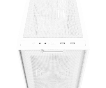 ASUS case A21 PLUS, Mini Tower, průhledná bočnice, 4x 120mm ARGB Fan, bílá