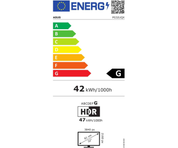 ASUS LCD 32" PG32UQXR 3840x2160 ROG 1ms 400cd DP HDMI USB-HUB VESA 100x100