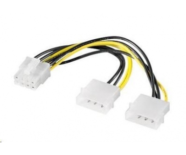 PREMIUMCORD Napájecí redukce 2x MOLEX PCI-e 8pin