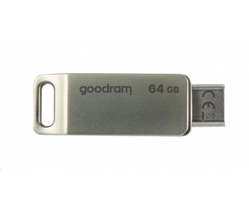 GOODRAM Flash Disk 64GB ODA3, USB 3.2, stříbrná