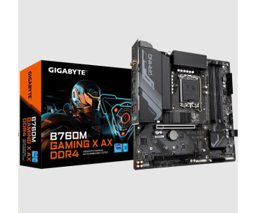 GIGABYTE MB Sc LGA1700 B760M GAMING X AX DDR4, Intel B760, 4xDDR4, 1xDP, 1xHDMI, WI-FI, mATX