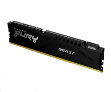 KINGSTON DIMM DDR5 16GB 5200MT/s CL40 FURY Beast Černá