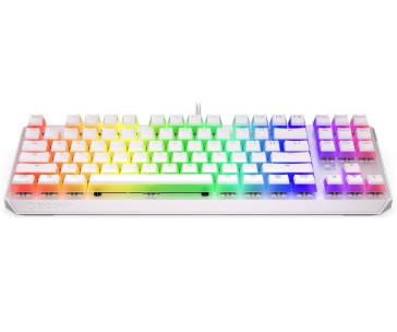 Endorfy herní klávesnice Thock TKL OWH Pudd.Khail  BR RGB /USB/ brown sw./ drátová / mechanická / US layout / bílá RGB