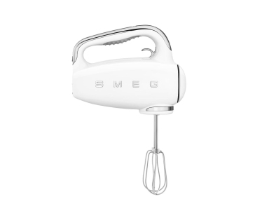 Smeg HMF01WHEU ruční mixér, 250 W, 9 programů, časovač, turbo, elektronický tempomat, bílý