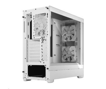 FRACTAL DESIGN skříň Pop Silent White TG Clear Tint, 2x USB 3.0, bez zdroje, ATX