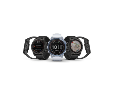 Garmin fenix® 7 Sapphire Solar, Grey DLC Titanium / Black Band, EU