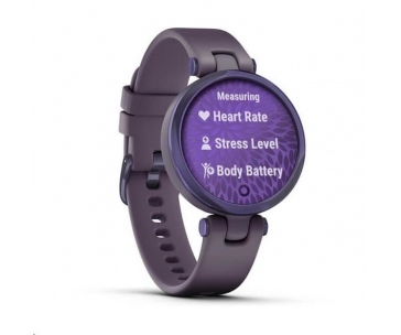 Garmin hodinky Lily Sport Midnight Orchid/Orchid Silicone Band