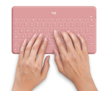 Logitech Keyboard Keys-To-Go, US, blush, apple