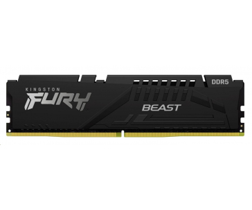 KINGSTON DIMM DDR5 32GB (Kit of 2) 6000MT/s CL40 FURY Beast Černá XMP