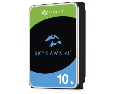 SEAGATE HDD 10TB SKYHAWK AI, 3.5", SATAIII, 7200 RPM, Cache 256MB, s R/V Senzorem