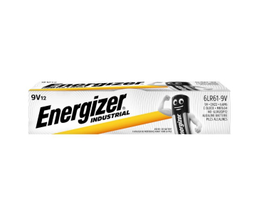 Energizer 6LR61/12 Industrial 9V 12pack