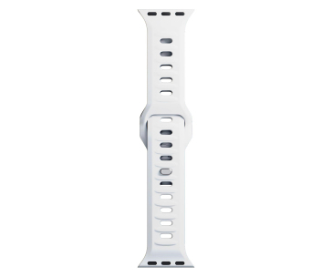 3mk Silicone Watch Strap pro Apple 38/40/41 mm White