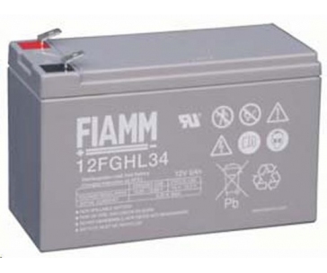 Baterie - Fiamm 12 FGHL 34 (12V/9,0Ah - Faston 250), životnost 10let