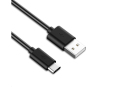 PremiumCord Kabel USB 3.1 C/M - USB 2.0 A/M, rychlé nabíjení proudem 3A, 10cm, černá