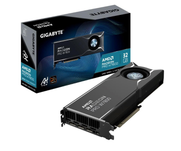 GIGABYTE VGA Radeon PRO W7800 Dual Slot AI TOP 32G, 32G GDDR6, 3xDP, 1xMiniDP