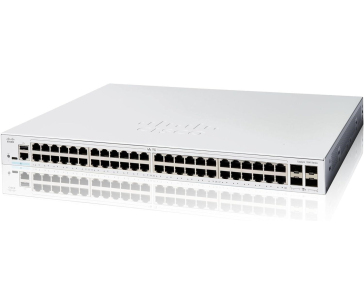 Cisco Catalyst switch C1300-48T-4X (24xGbE,4xSFP+,fanless) - REFRESH