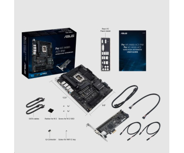 BAZAR - ASUS MB Sc LGA1700 PRO WS W680-ACE IPMI, Intel W680, 4xDDR5, 1xDP, 1xHDMI, 1xVGA - Po opravě (Komplet)