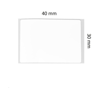 Niimbot štítky R 40x30mm 230ks White pro B21, B21S, B3S, B1