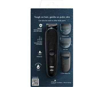 Gillette Intimate Trimmer i5 zastřihávač chlooupků, voděodolný, bezdrátový, šetrný k intimní pokožce