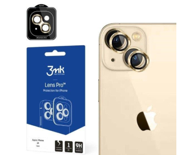 3mk Lens Protection Pro pro Apple iPhone 14 Plus, zlatá