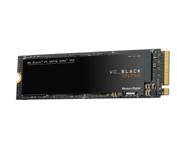 WD BLACK SSD NVMe 2TB PCIe SN750, Gen3 8 Gb/s, (R:3400, W:2900MB/s)+Chladič