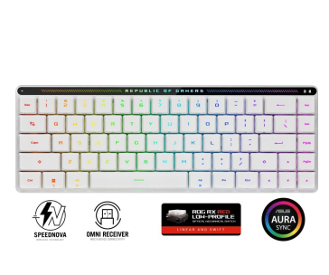 ASUS klávesnice ROG FALCHION RX Low profile (ROG NX Snow), US