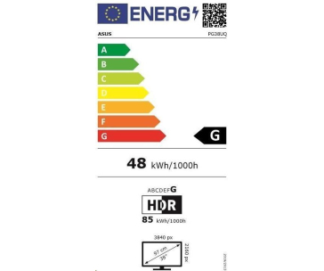 ASUS LCD 38" PG38UQ ROG 3840x2160 144Hz 1ms FAST IPS 350cd DP HDMI USB-HUB VESA 100x100