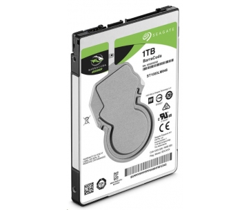 SEAGATE HDD 1TB BARRACUDA, 2.5", SATAIII, 5400 RPM, Cache 128MB, 7mm