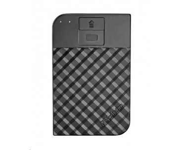 VERBATIM HDD 2TB Fingerprint Secure Portable Hard Drive, Black GDPR