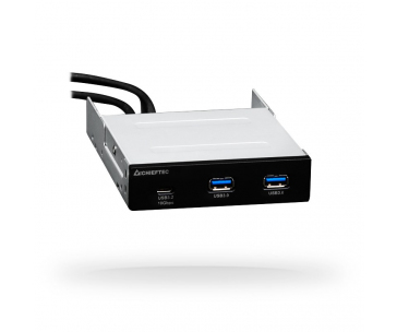 CHIEFTEC MUB-3003C, čelní panel s 1x USB Type-C a 2x USB Type-A