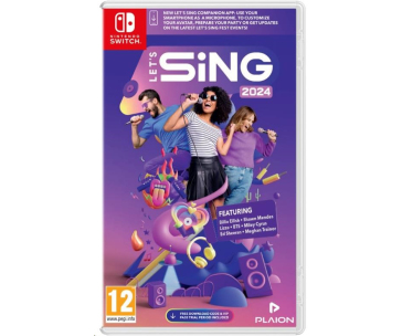 Switch hra Let’s Sing 2024 (bez mikrofonů)