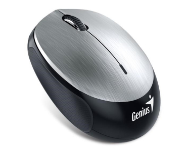 GENIUS myš NX-9000BT/ Bluetooth 4.0/ 1200 dpi/ bezdrátová/ dobíjecí baterie/ stříbrná