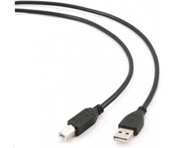 GEMBIRD Kabel USB 2.0 A-B propojovací 4,5m Professional (černý, zlacené kontakty)