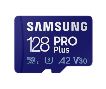 Samsung micro SDXC karta 128GB PRO Plus + USB adaptér