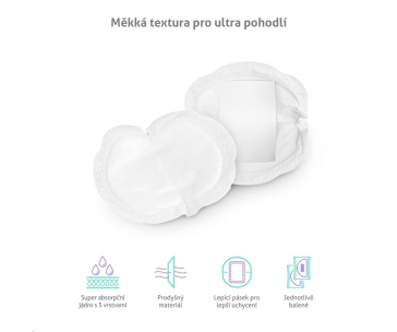 TrueLife Nutrio Breast Pads Classic 100 pack