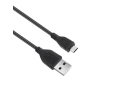 Solight USB kabel, USB 2.0 A konektor - USB B micro konektor, sáček, 50cm