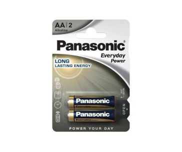 PANASONIC Alkalická baterie LR6EPS/2BP Everyday Power (Blistr 2 ks)