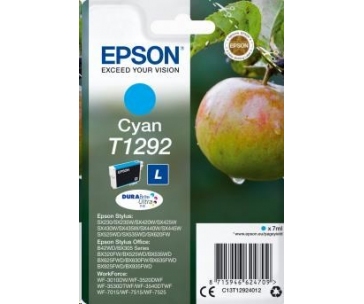 EPSON ink bar Singlepack "Jablko" Cyan T1292 DURABrite Ultra Ink (7 ml)