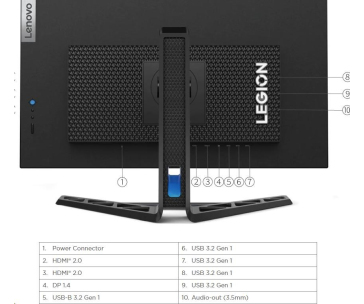 LENOVO LCD Legion Y27-30 - 27",16:9,IPS,1920x1080,400 cd/m2,1000:1,0,5-5ms,HDMI,DP,PIVOT,VESA,3Y