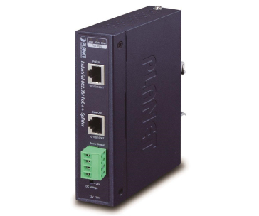 Planet IPOE-173S napájení po ethernetu IEEE802.3bt, 70W, 1xGbE, DIN, IP30, -40 až 75 C