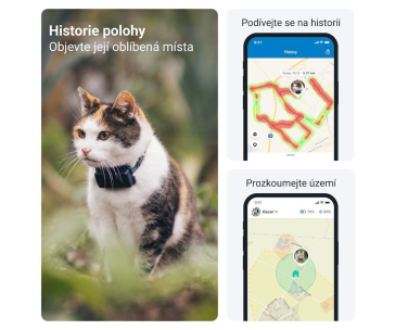 Tractive GPS CAT Mini – sledování polohy a aktivity pro kočky - tmavě modrý