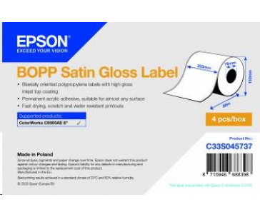 Epson label roll, normal paper