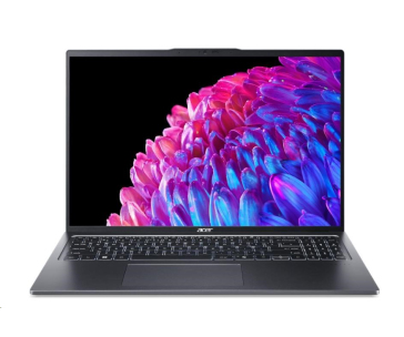 ACER NTB Swift Go 16 (SFG16-72-72QM), Core Ultra 7 155U,16" 1920x1200,16GB,1TB SSD,Intel Arc,W11H,Gray