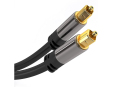 PremiumCord Kabel Toslink M/M, 6mm, 1m, černá