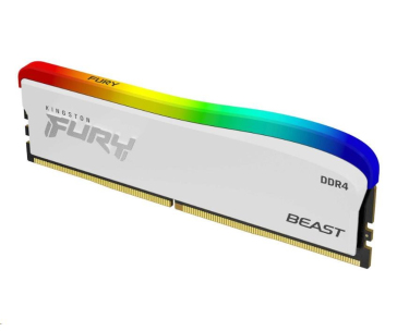 KINGSTON DIMM DDR4 16GB 3600MT/s CL18 FURY Beast Bílá RGB SE