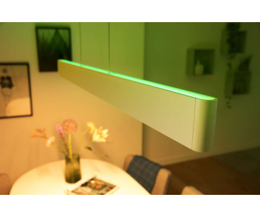 PHILIPS Ensis Svítidlo závěsné, Hue White and color ambiance, 230V, 2x39W integr.LED, Bílá