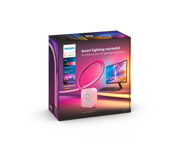 Philips Hue Gradient Lightstrip pro počítače PC 24/27"+ Hue Bridge (Starter kit), LED pásek 15 W, 700 lm